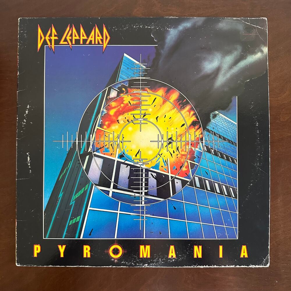 Def Lepard Pyromania Vinyl Record VG+/VG+